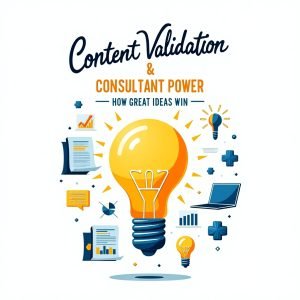 Content Validation & Consultant Power: How Great Ideas Win.