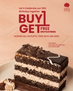 Atul Bakery’s Buy 1 Get 1 Pastry Free Campaign: A Nationwide Marketing Win